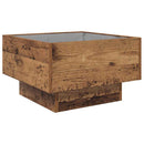 Sofabord Gammelt træ 50 x 50 x 30 cm Konstrueret træ