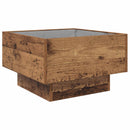Sofabord Gammelt træ 50 x 50 x 30 cm Konstrueret træ