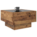 Sofabord Gammelt træ 50 x 50 x 30 cm Konstrueret træ