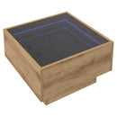 Sofabord artisan eg 50 x 50 x 30 cm Konstrueret træ