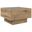 Sofabord artisan eg 50 x 50 x 30 cm Konstrueret træ