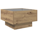 Sofabord artisan eg 50 x 50 x 30 cm Konstrueret træ
