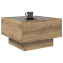 Sofabord artisan eg 50 x 50 x 30 cm Konstrueret træ