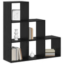 Rumdivider boghylde 6 niveauer 99 x 29 x 99 cm Konstrueret træ