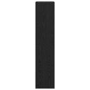 Rumdivider boghylde 10 niveauer 131,5 x 29 x 131,5 cm Sort eg