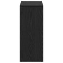 Bogskab Sort eg 69,5 x 29 x 69,5 cm Konstrueret træ