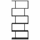 Bogskab Sort eg 70 x 24 x 161 cm Konstrueret træ
