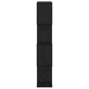 Bogskab Sort eg 70 x 24 x 129 cm Konstrueret træ