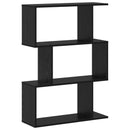 Bogskab Sort eg 70 x 24 x 97 cm Konstrueret træ