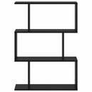 Bogskab Sort eg 70 x 24 x 97 cm Konstrueret træ