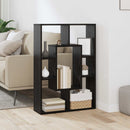 Bogskab 7 niveauer 63 x 20 x 90 cm Konstrueret træ Sort eg