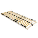 Lamelbund Brun 80 x 190 cm Solid bøg