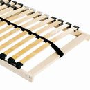 Lamelbund Brun 100 x 190 cm Solid bøg