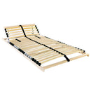 Lamelbund Brun 90 x 190 cm Solid bøg