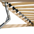 Lamelbund Brun 140 x 190 cm Solid bøg