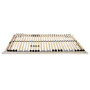 Lamelbund Brun 140 x 190 cm Solid bøg