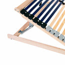 Lamelbund Brun 90 x 190 cm Solid bøg