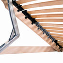 Lamelbund Brun 90 x 190 cm Solid bøg
