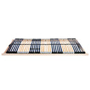 Lamelbund Brun 90 x 190 cm Solid bøg