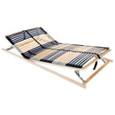 Lamelbund Brun 140 x 190 cm Solid bøg