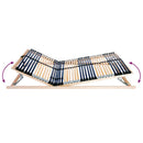 Lamelbund Brun 140 x 190 cm Solid bøg