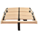 Lamelbund Brun 90 x 190 cm Solid bøg