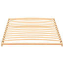 Lamelbund Brun 90 x 190 cm Solid bøg
