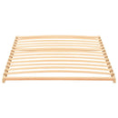 Lamelbund Brun 100 x 190 cm Solid bøg