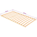 Lamelbund Brun 120 x 190 cm Solid bøg