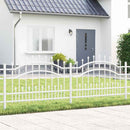 Havehegn KAMPEN 240 x 118 cm Mesh Pulverlakeret Stål Hvid