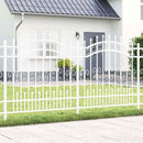 Havehegn KAMPEN 240 x 166 cm Mesh Pulverlakeret Stål Hvid