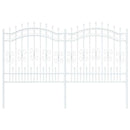 Havehegn KAMPEN 240 x 166 cm Mesh Pulverlakeret Stål Hvid