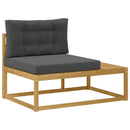 Udendørs sofagruppe 5 stk. Hvid Polyester