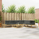 Udendørs sofagruppe med pude Hvid 79 x 79 x 37 cm Polyester