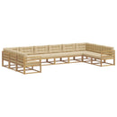 Udendørs sofagruppe 10 stk. Hvid og Beige