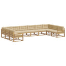 Udendørs sofagruppe 10 stk. Hvid og Beige