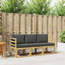 Udendørs sofagruppe 3 pcs