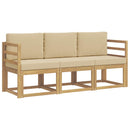 Udendørs sofagruppe 3 pcs
