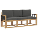 Udendørs sofagruppe 3 pcs