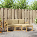 Udendørs sofagruppe 4 pcs