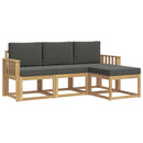 Udendørs sofagruppe 4 pcs