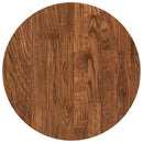 Bordplade Lys Brun Ø 30 x 2,5 cm Massivt Eg Træ