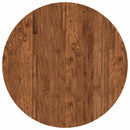 Bordplade Lys Brun Ø 70 x 4 cm Massivt Eg Træ