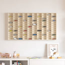 Vægdisplaykasse Beige 98 x 4,5 x 55 cm Konstrueret træ