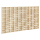 Vægdisplaykasse Beige 98 x 4,5 x 55 cm Konstrueret træ