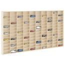 Vægdisplaykasse Beige 98 x 4,5 x 55 cm Konstrueret træ