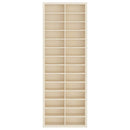 Vægdisplaykasse Beige 21 x 4,5 x 59 cm Konstrueret træ