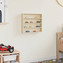 Vægdisplaykasse Beige 40 x 8,5 x 37 cm Konstrueret træ