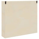 Vægdisplaykasse Beige 40 x 8,5 x 37 cm Konstrueret træ