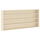 Vægdisplaykasse Vægmonteret Beige 80 x 8,5 x 36 cm